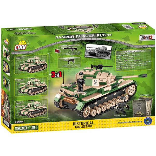 

Конструктор COBI Танк Тигр IV, 500 деталей (COBI-2508A)