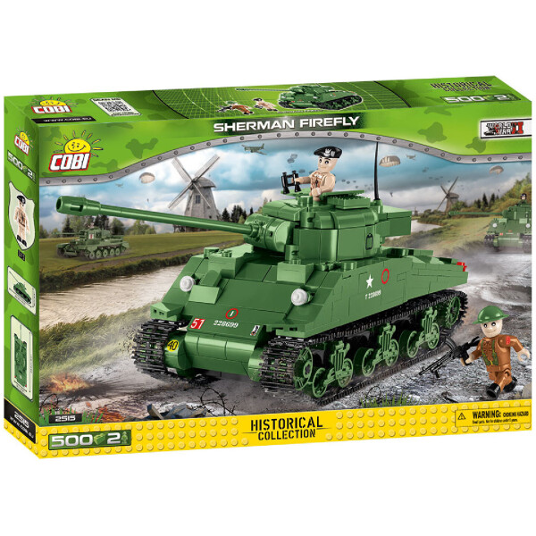 

Конструктор COBI Танк Шерман Файрфлай, 500 деталей (COBI-2515)