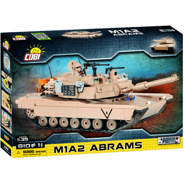 

Конструктор COBI Танк M1 Абрамс, 815 деталей (COBI-2619)