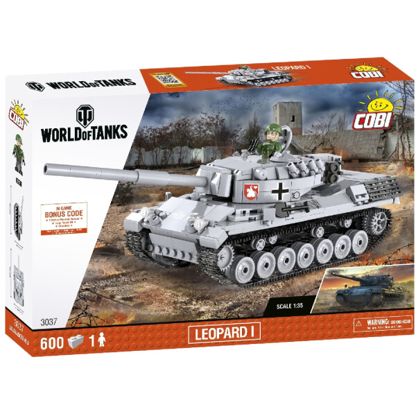 

Конструктор COBI World Of Tanks Леопард 1, 600 деталей (COBI-3037)