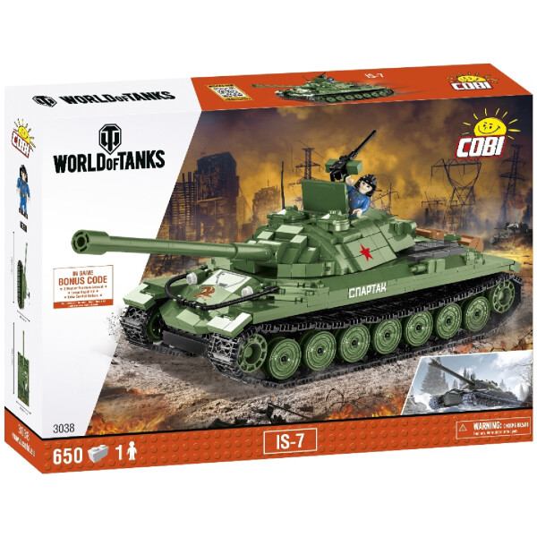 

Конструктор COBI World Of Tanks ИС-7 650 деталей (COBI-3038)