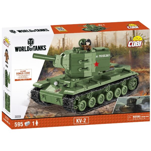 

Конструктор COBI World Of Tanks КВ-2 595 деталей (COBI-3039)