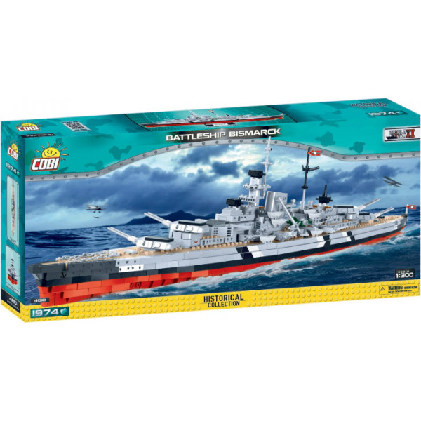 

Конструктор Cobi Линкор Бисмарк (COBI-4810)