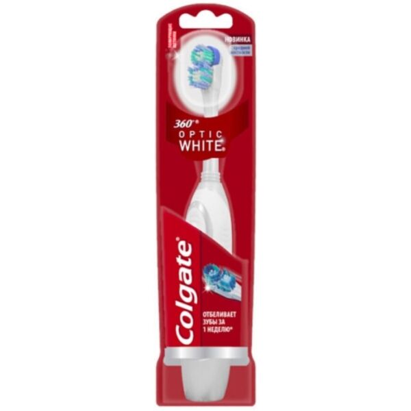 

Colgate зубная щетка Optic White Электрическая (средняя)