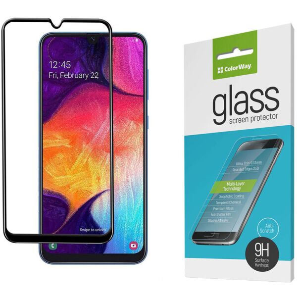 

ColorWay Full Cover Full Glue Black для Samsung M21 (M215)