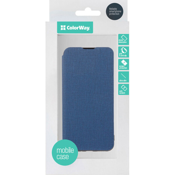 

Чехол ColorWay Elegant Book Blue для Xiaomi Redmi Note 8T