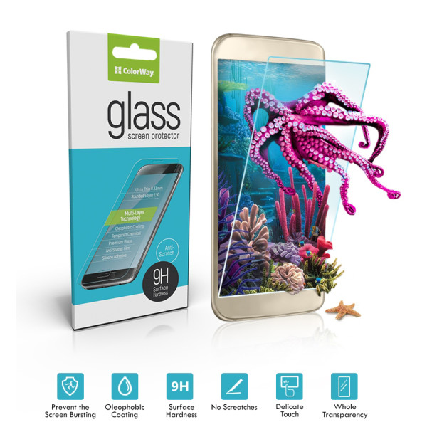 

ColorWay Full Cover Full Glue black для Honor 8A