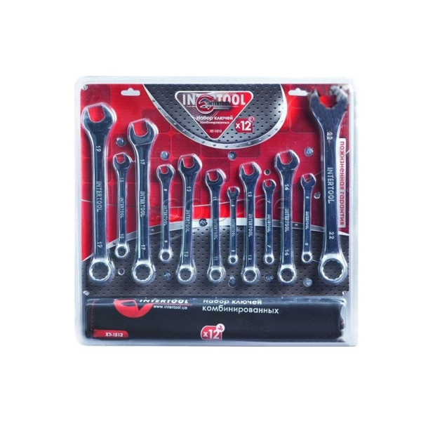 

Набор ключей 12 шт. INTERTOOL XT-1512