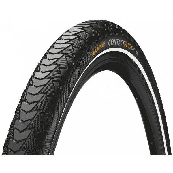

Покрышка Continental CONTACT Plus 28"x1.75, SafetyPlus Breaker, Reflex, черный