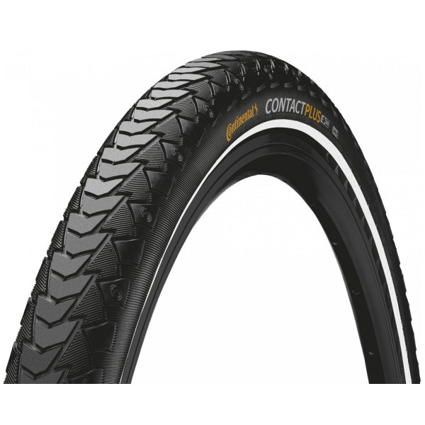 

Покрышка Continental CONTACT Plus 28"x1.6, SafetyPlus Breaker, Reflex, черный