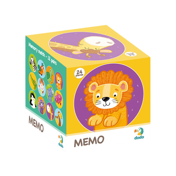 

Настольная игра DoDo Мемо Дикие Животные 300157