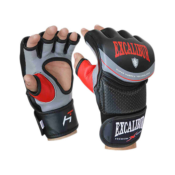 

Перчатки MMA Excalibur 687-01 Grey / Black / Red L / 10