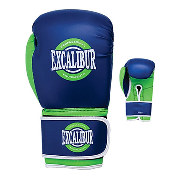 

Перчатки для бокса Excalibur 8027-03 Blue / Green / White 10oz