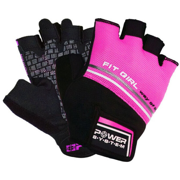 

Перчатки для фитнеса и тяжелой атлетики Power System Fit Girl Evo PS-2920 Pink XS