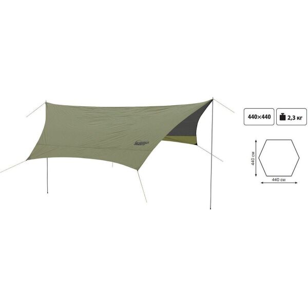 

Тент со стойками Tramp Lite Tent green (TLT-034)