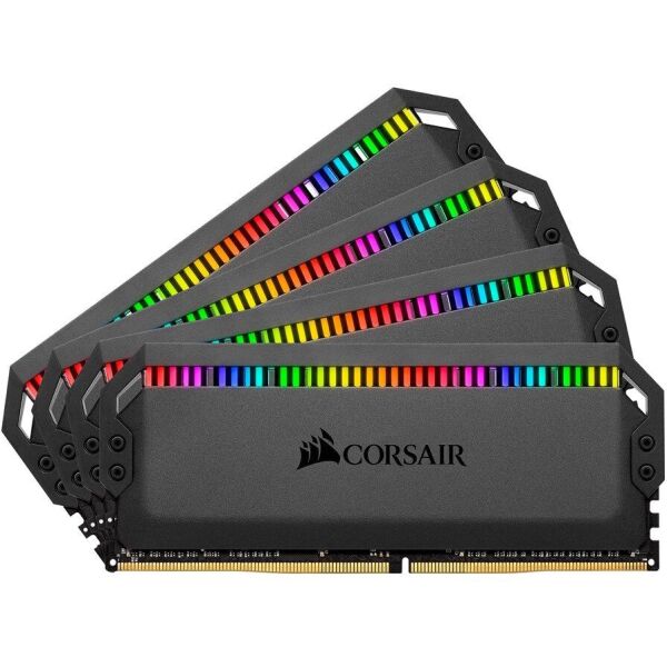 

Corsair 64 GB 4x16GB DDR4 3200 MHz Dominator PLATINUM RGB CMT64GX4M4C3200C16