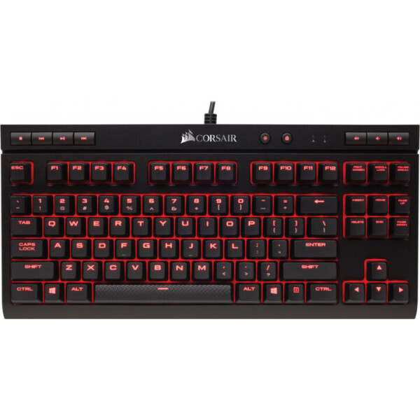 

Клавиатура Corsair K63 RGB Cherry MX Red (CH-9115020-RU) USB
