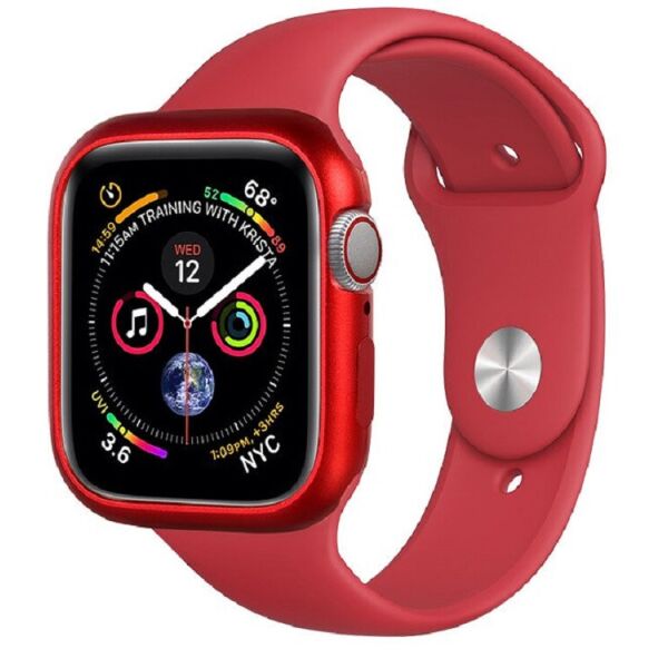 

Магнитный чехол Coteetci красный для Apple Watch 4 44mm