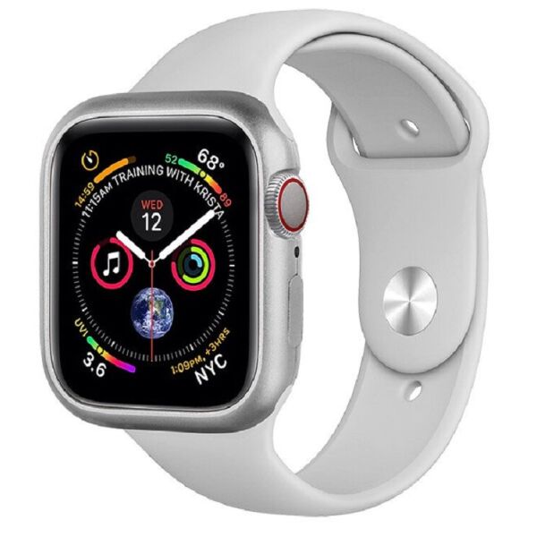 

Магнитный чехол Coteetci серебристый для Apple Watch 4 40mm