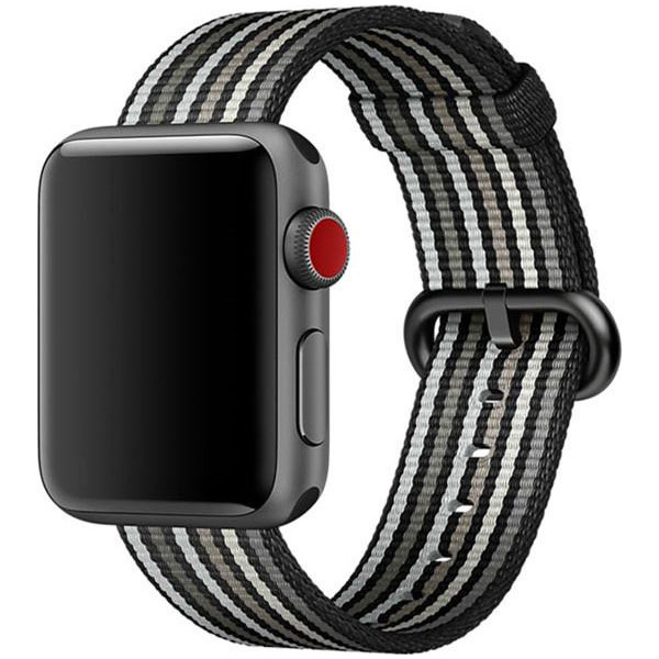 

Ремешок COTEetCI W30 Rainbow чёрный для Apple Watch 42mm