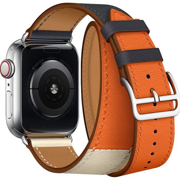 

Ремешок Coteetci W36 Long синий + оранжевый для Apple Watch 42mm/44mm