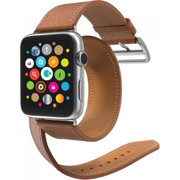 

COTEetCI W9 Apple Watch LEATHER 42MM Brown
