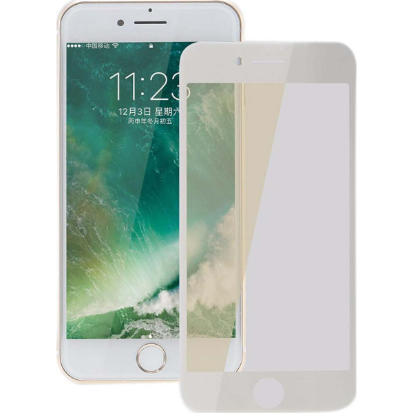 

Защитное стекло Для Apple iPhone 7 Plus - Coteetci silk screen printed full-screen 0,15 мм, глянцевое, белое