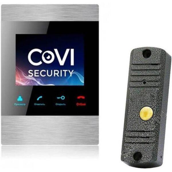 

Комплект видеодомофон CoVi Security HD-06M-S + V-60 Silver