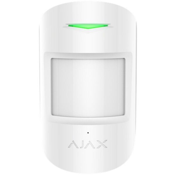 

Датчик Ajax беспроводной комбинированный движения и разбития стекла CombiProtect white (000001134)