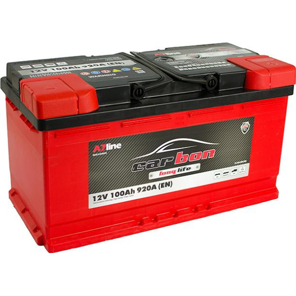

Автомобильный аккумулятор 100 Ah/12V CARBON (0) Euro
