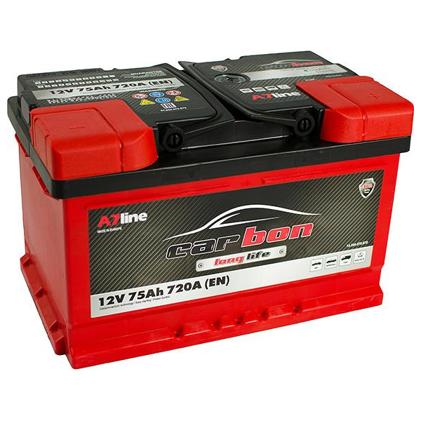 

Автомобильный аккумулятор 75 Ah/12V CARBON sb_низький (0) Euro