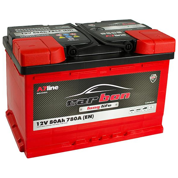 

Автомобильный аккумулятор 80 Ah/12V CARBON (0) Euro
