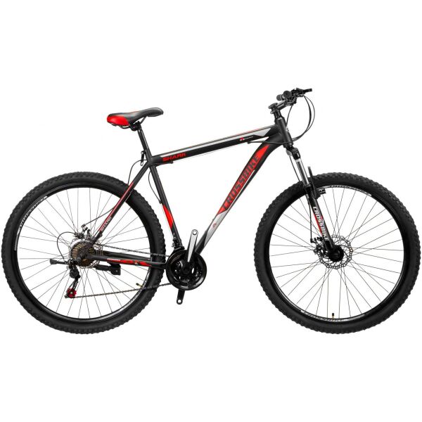 

Велосипед CrossBike 27,5" Shark 2021 Рама 19,5" black-red-silve