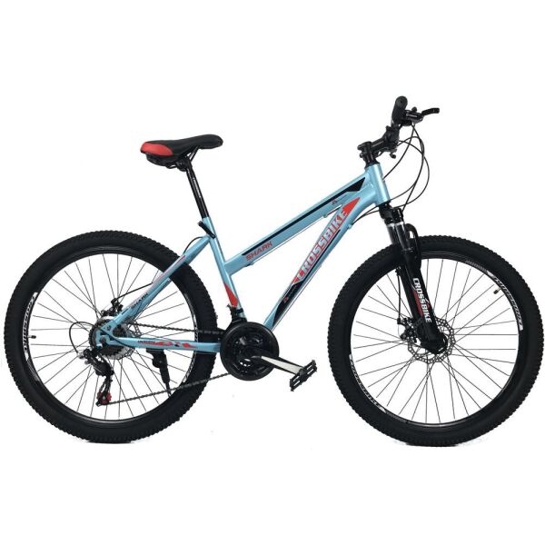 

Велосипед CrossBike26"Shark 2021 GIRL Рама 17"turquoise-red (2021)