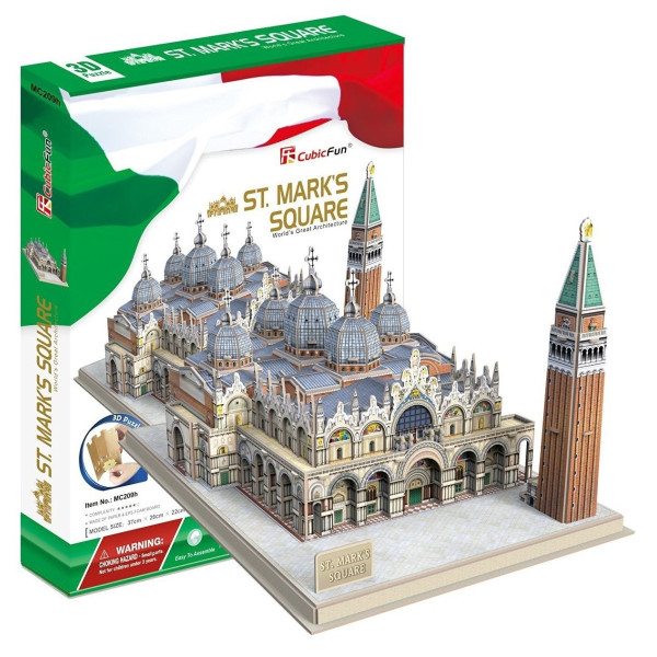 

Конструктор 3D CubicFun Площадь Святого Марка (MC209h)