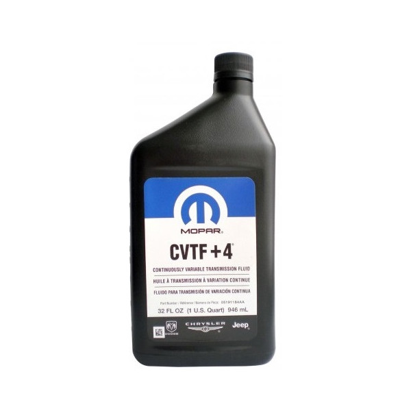

Трансмиссионное масло Mopar CVTF + 4, 0,9 л. (05191184AA)