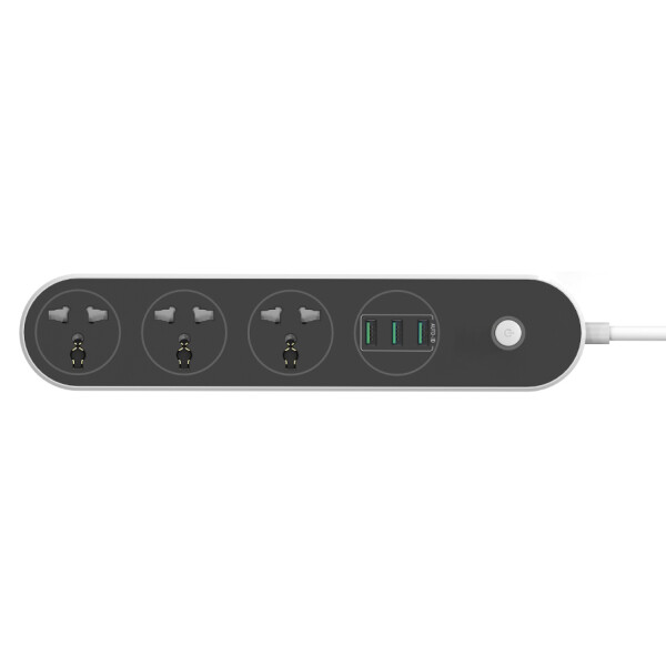 

Сетевой фильтр СolorWay 3 розетки/3 USB black (CW-CHU33B)