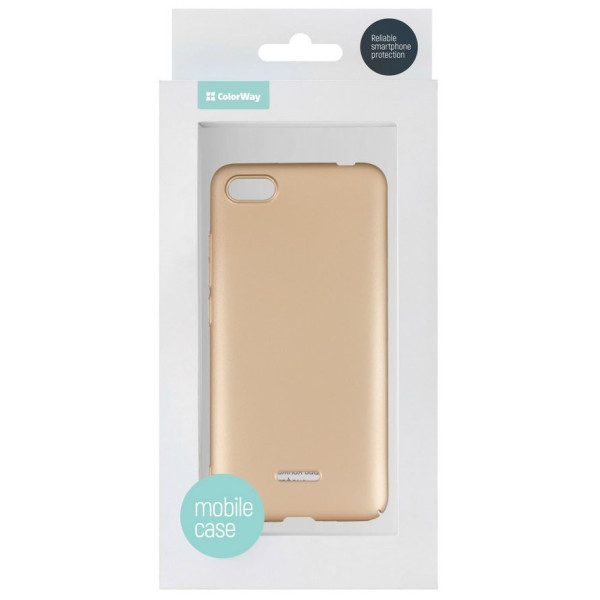 

Чехол ColorWay PC case gold для Xiaomi Redmi 6A