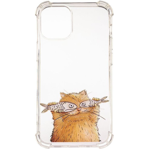 

Чехол ColorWay TPU AntiShock Cat для Apple iPhone 12/12 Pro