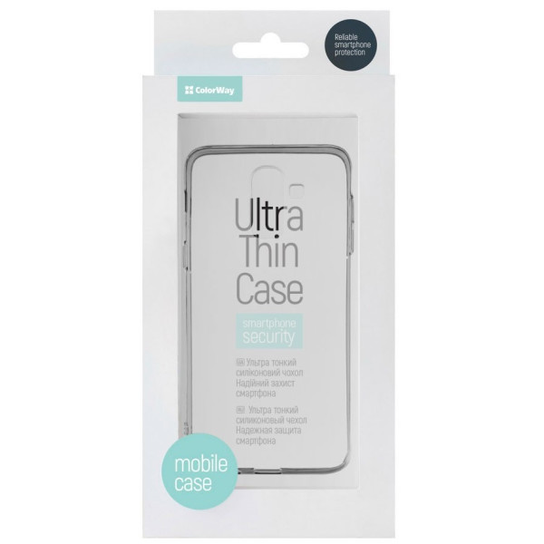 

Чехол ColorWay TPU case Transparent для Samsung J810