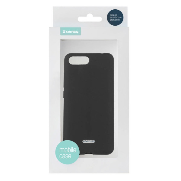 

Чехол ColorWay TPU case black для Xiaomi Redmi 6A