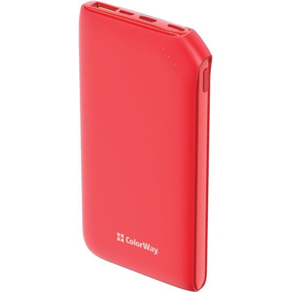 

ColorWay 10000mAh 18W Soft CW-PB100LPE3RD-PD Red