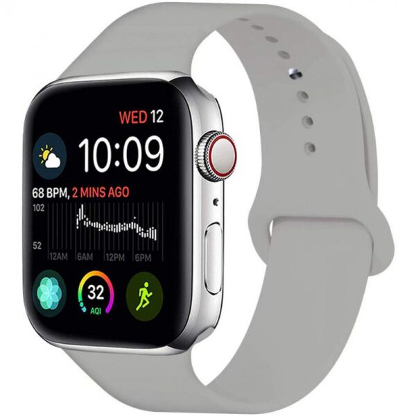 

Силиконовый ремешок для Apple watch 42mm / 44mm (Dark-Grey) (769082)