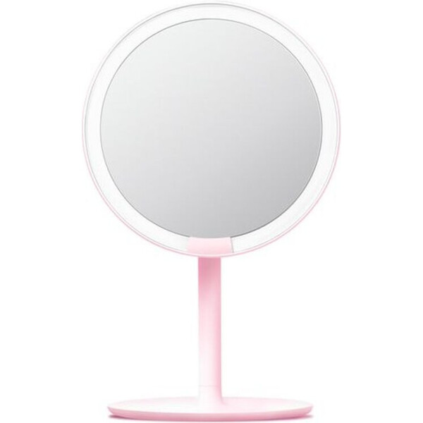 

Косметическое зеркало для макияжа amiro hd daylight mirror pink