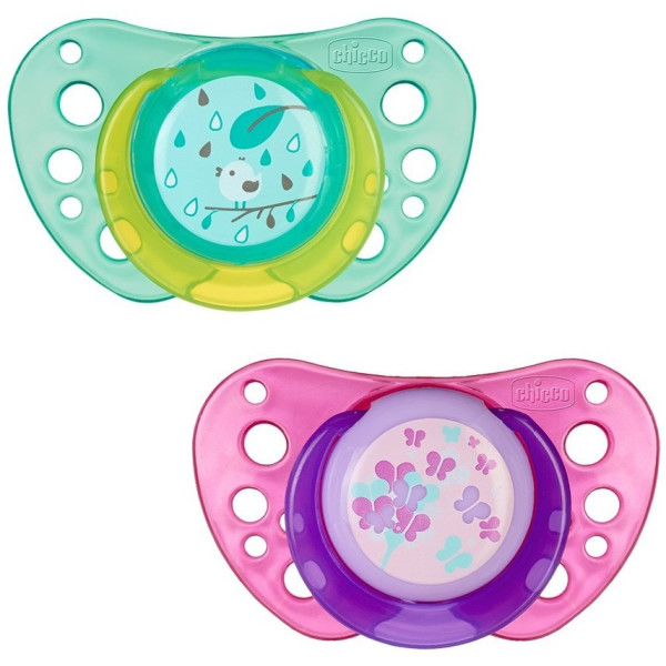 

Силиконовая пустышка Chicco Physio Air, 12+, 2 шт. (75035.11)