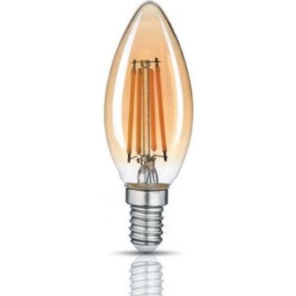 

LED лампа TITANUM Filament C37 4W E14 2200K бронза (TLFC3704142A)