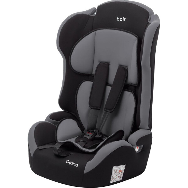 

Детское автокресло Bair Alpha 1/2/3 (9-36 кг) DA2423 черный - серый