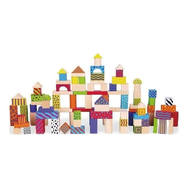 

Набор строительных блоков Viga Toys 100 шт. (3см)