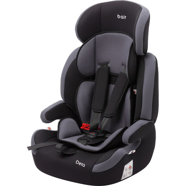 

Детское автокресло Bair Beta 1/2/3 (9-36 кг) DB2423 черный - серый