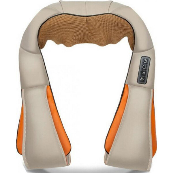 

Массажер роликовый Shiatsu для всего тела с подогревом Massager of Neck Kneading Original, цвет-бежевый/оранжевый